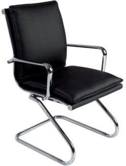 Rocada Besucherstuhl Kunstleder schwarz