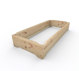 Stapelbett Holzbett (Zirbe) "Gäste-Edi" 80 x 200 cm 33 cm Zirbenbett Gästebett