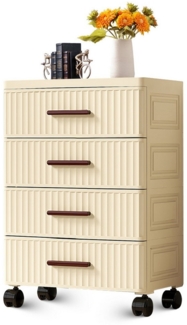 GarveeMore Kommode Kunststoff Multifunktionale Schublade Aufbewahrungsschrank Nachttisch