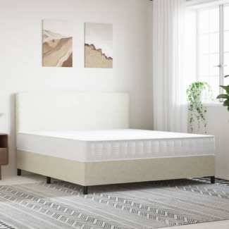 vidaXL Matratze Taschenfederkern Mittelfest 180x200 cm 3206417