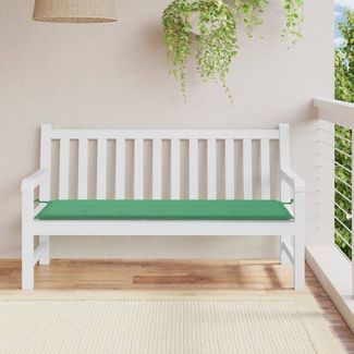 vidaXL Gartenbank-Auflage Grün 150x50x3 cm Oxford-Gewebe 43207