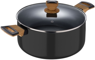 Topf mit Deckel EARTH BLACK (DH 20x11.50 cm)