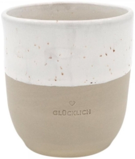 Eulenschnitt Tasse Becher Glücklich