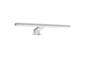 SEBSON Spiegelleuchte LED Spiegellampe 40cm mit Schalter 8W 800lm 4000K 230V 400x108x38mm, LED integriert, neutralweiß, Schalter an der Unterseite, 110° Abstrahlwinkel, einfach Montage, IP44