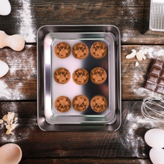 hausleben Backform Back- und Auflaufformen Set, (2-tlg), Spülmaschinenfest - 26x20x5 cm und 31x24x5 cm