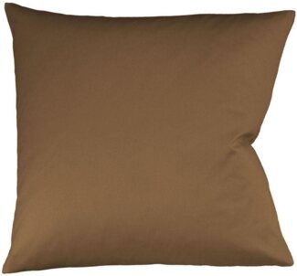 fleuresse Kissenbezug Colours Mako Satin, 100% Baumwolle, mit Reißverschluss, (2 Stück), Mako Satin, glänzend, glatt, Premium Qualität