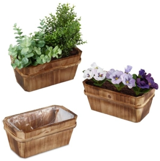 Kleiner Blumenkasten 3er Set