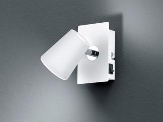 Trio Narcos LED Wandstrahler, 6W, 550lm, weiß matt (873170131)