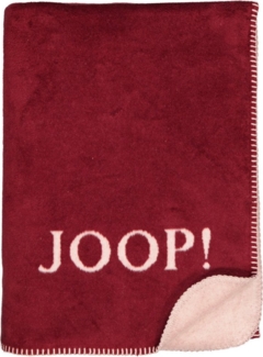 Joop! Wohndecke Kuscheldecke 150x200 cm Uni-Doubleface rouge-nude 824561
