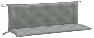 vidaXL Gartenbank-Auflagen 2 Stk. Melange Hellgrau 150x50x7 cm Stoff 4002608