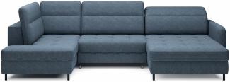 ELTAP 'Berrto' Ecksofa,, Dunkelblau, 300x130, Links