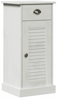 vidaXL Badezimmerschrank VIGO Weiß 37,5 x 34 x 80 cm Massivholz Kiefer 4019106