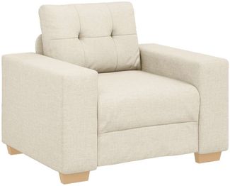 vidaXL Sofa-Sessel Leinen 100x78x80 cm 4105067