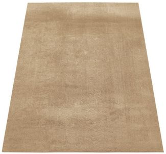 KADIMA DESIGN Teppich waschbar Unifarben Wohnzimmer schmutzabweisend Teppich Kurzflor, Läufer, Höhe: 14 mm, Florhöhe: 10 mm, 100% Polyester, Läufer, 60x100cm, Natur