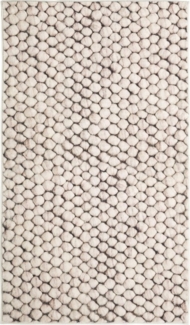 casa NOVA Badematte BUBBLE, Greige, 70x120 cm, Bubbleoptik, Polyester, rechteckig