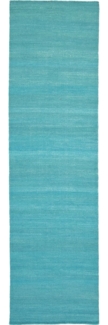 Morgenland Kelim Teppich - Trendy - Fancy - läufer - 200 x 80 - Türkis