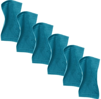 Erwin Müller Gästehandtuch Gästetuch "Heidelberg" 6er-Pack, Frottier, Walk-Frottier Uni