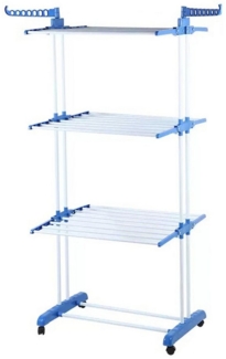 HTI-Living Wäscheständer Praktischer Wäscheständer mit Rollen, Turmwäscheständer mit 3 Ebenen