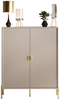 Lookway Kommode DALIA 2D mit Riffel-Front, Breite: 104 cm