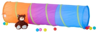 Farbenfroher Spieltunnel für Kinder