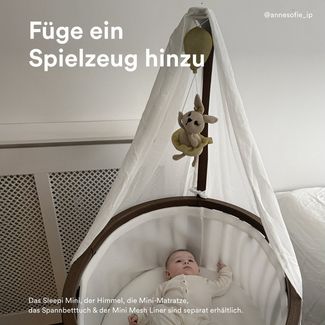 Stokke Himmelstange Sleepi Himmelstange V3 - Hergestellt aus massivem Buchenholz, 1-läufig, Buchenholz, Kompatibel Sleepi Bett & Mini V3