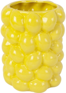TrendLine Vase Keramik Zitrone 18 x 15 x 15 cm gelb