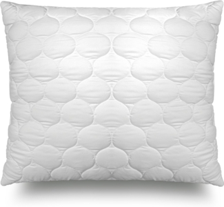 John Cotton Microfaserkissen Bio Greta 40x80, 80x80, nachhaltig, kuschelig, Füllung: 100% biologisch abbaubare Füllung aus Polyester, Bezug: Polyester, Bauchschläfer, Rückenschläfer, Seitenschläfer, Schlafkomfort. Atmungsaktiv, pflegeleicht