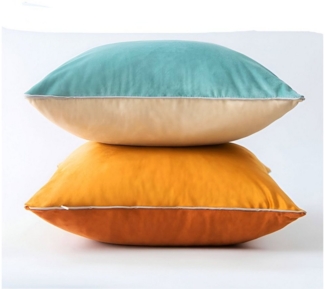 Interior by Hakito Dekokissen 2er Set Kissenbezug inklusive Füllkissen Kissen Füllung Luca, Kissenhülle mit Füllung, Set, mit Füllung, mit Innenkissen, Füllkissen