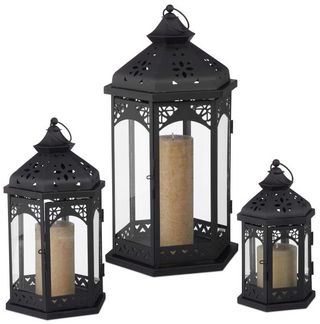 3er Laternen Set Metall 10025488