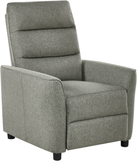 Fernsehsessel SANDE Mit Fußstütze Stoff Hellgrün