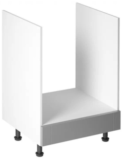 ROYAL24_MARKT Herdumbauschrank - Robustes Design für einen Hauch von Eleganz (Kücheunterschrank, 1-St, Linea - D60ZK) Edle Materialien - Stilvolles Design - Hohe Qualität.