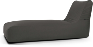 Sitzsack ‘Sunbed‘, Bezugstoff - Colorin, 100% Olefin, dark Grey, 80x180x70 cm cm.
