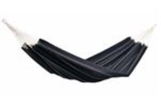 Hängematte XL Barbados bis 200 kg Belastbarkeit mit 230x150 cm für 1-2 Personen, schwarz