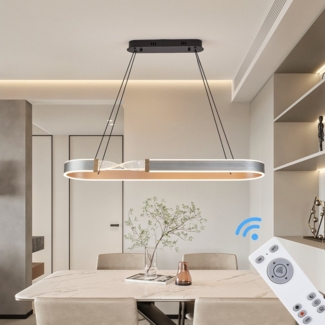 Euroton LED Pendelleuchte LED Pendelleuchte 2137 40*60*80cm Fernbedienung einstellbar dimmbar, LED fest integriert, mit Fernbedienung warmweiß neutralweiß kaltweiß stufenlos einstellbar