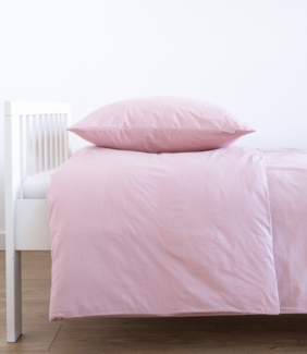 Loolay Bettwäsche Altrosa ROSA Staubrosa Puder Mädchen Babybettwäsche Jugendbettwäsche, Alle gängigen Bettgrößen für Kinder, Jugend und Erwachsene!