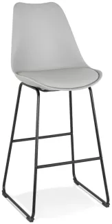 Kokoon Design Barhocker Paul Metall Grau