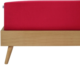 Schiesser Spannbettlaken Jessi - Edeljersey - 180 x 200 cm - Rot
