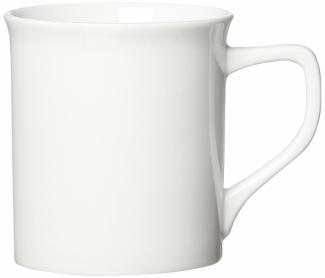 Ritzenhoff & Breker Kaffeebecher Simple, Kaffee Becher, Tasse, Porzellan, Weiß, 400 ml, 420746