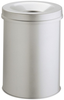 Durable Papierkorb Safe rund 15 Liter, grau