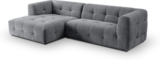 Ecksofa (B/H/T: 292x72x161 cm) in Grau