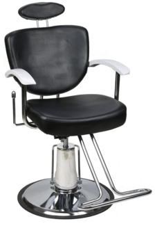 Barberpub Stuhl Barberpub hydraulischer Friseurstuhl Friseursessel 2060BK, Bedienungsstuhl Friseureinrichtung Friseur