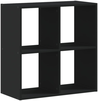vidaXL Bücherregal Schwarz 68,5x32x68,5 cm Holzwerkstoff 852826