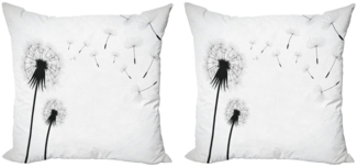 Abakuhaus Kissenbezüge Modern Accent Doppelseitiger Digitaldruck, (2 Stück), Löwenzahn Seed weggeblasen Floral