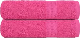 Handtücher 2 Stk. Rosa 50x100 cm 360 g/m² 100% Baumwolle 137046