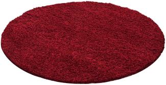 Shaggy Teppich LIFE RED 120 X 170cm Rechteck