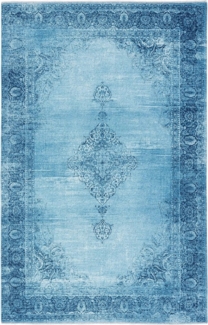 Tesso Living Designteppich MARYLOU, Teppich im Vintage Look, orientalisches Muster, BOHO, rechteckig, Wohnzimmerteppich mehrfarbig, Print, waschbar & rutschfest