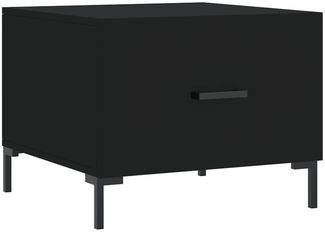 Couchtisch, Sofatisch Schwarz 50x50x40 cm Holzwerkstoff