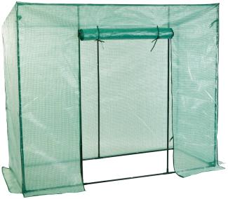 Gewächshaus Tomatengewächshaus Treibhaus Metallrahmen PE-Folie 200x77x169cm