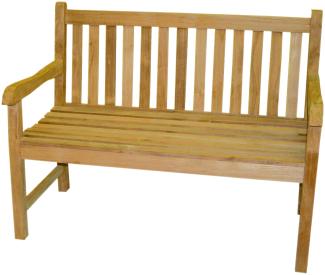 Premium Teak Gartenbank Picadelly Sitzbank Holzbank Teakbank Parkbank nachhaltig 120cm