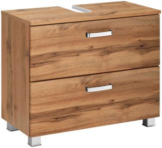 welltime Waschbeckenunterschrank Ravenna Breite 70 cm, Türen mit Anschlagdämpfern